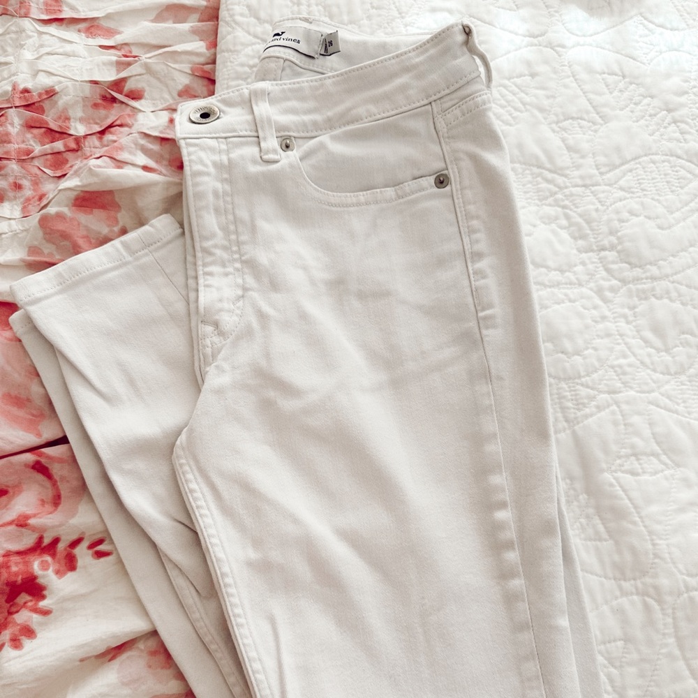 Vineyard Vines White Skinny Jeans